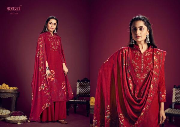 Romani Jhalak Premium Pashmina Designer Dress Material Collection 